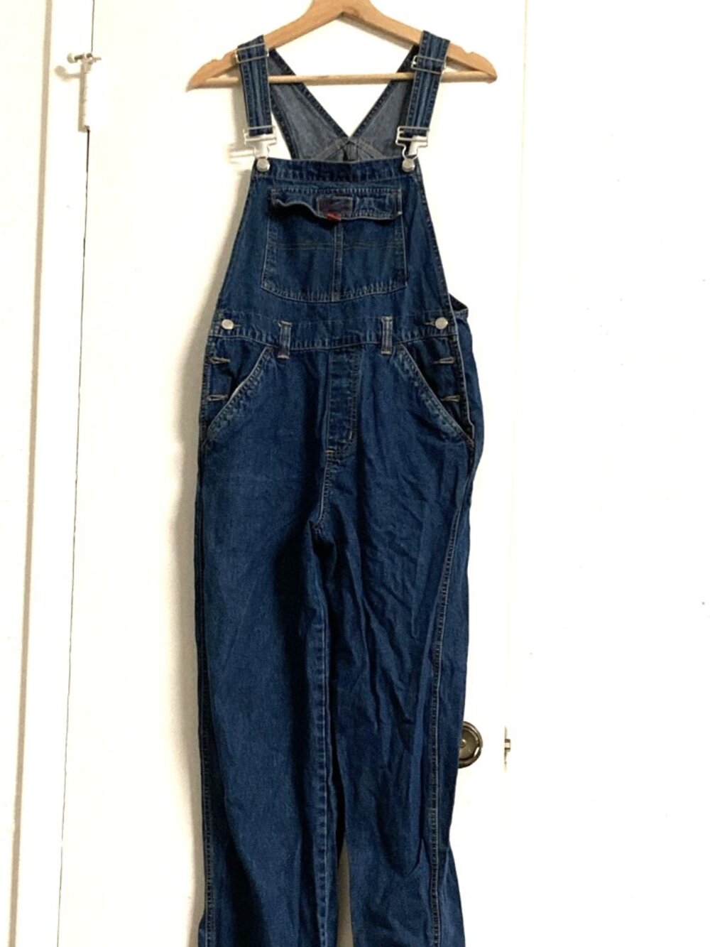 Vintage Y2K No Boundaries Women's Juniors Denim Overalls Blue Size M 7/9 Vintage